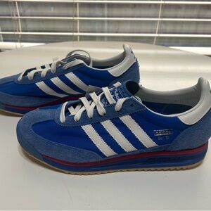 New Adidas SL 72 Blue and White Sneakers. Women size 8/Youth size 6